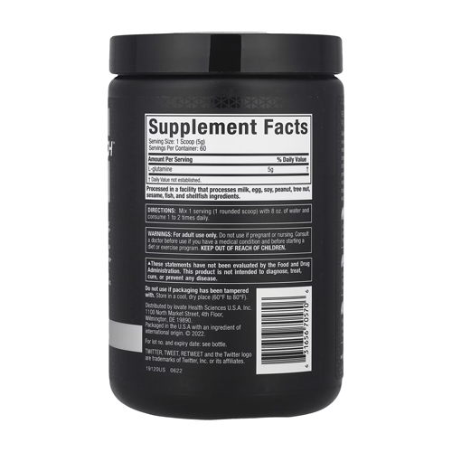 پلاتینیوم 100% گلوتامین ماسل تک | Platinum 100% Glutamine Muscletech