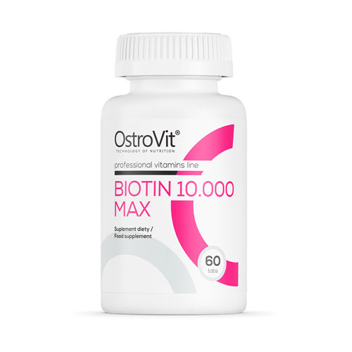 بیوتین 10.000 مکس استروویت 60 عددی OstroVit Biotin 10.000 MAX