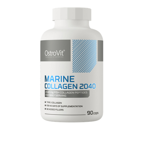 کپسول مارین کلاژن 2040 استرویت 90عدد OstroVit Marine Collagen 2040 mg