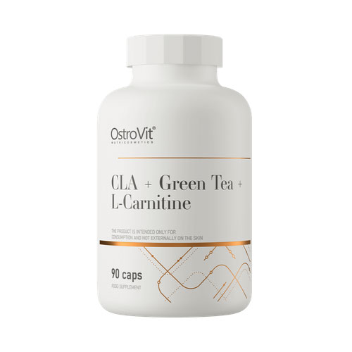 سی ال ای + الکارنتین + چای سبز استروویت 90 عدد OstroVit CLA